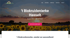 Desktop Screenshot of biokruidenierke.be